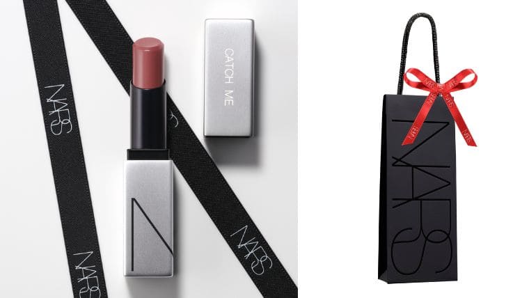 NARS(ナーズ)2024年8月【お得＆キャンペーン情報】世界に1つ特別なリップ！刻印リップ 赤の限定リボン付ギフトラッピング