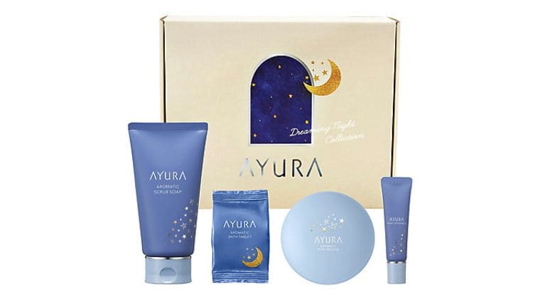 アユーラ【クリスマスコフレ2025】予約はいつから?夜用ボディケアセットのドリーミングナイトコレクション